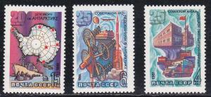 Russia # 4897-4899, Antarctic Research, Mint NH