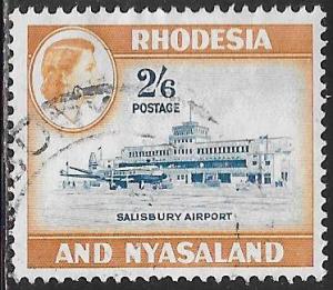 Rhodesia & Nyasaland 168 Used - ‭Salisbury Airport