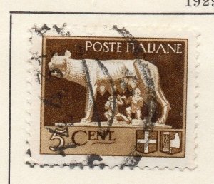 Italy 1929-30 Early Issue Fine Used 5c. 123909