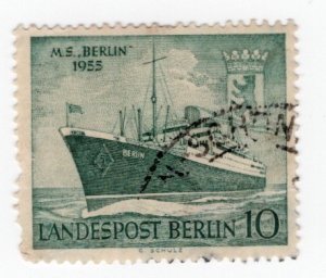 Berlin 9N113 10pf used stamp