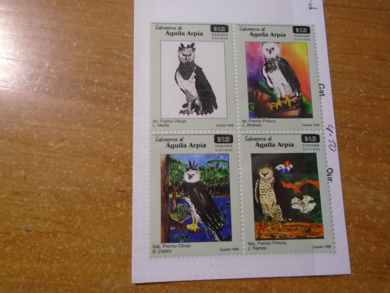 Panama  #  867a-d   MNH   Birds
