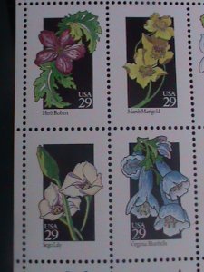 ​UNITED STATES- 1992 SC#2696a- 50 STATE WILD FLOWERS LARGE.-MNH FULL SHEET -VF