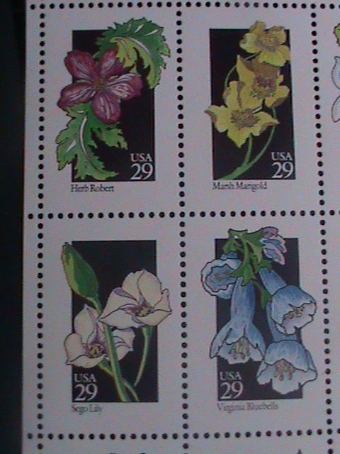 ​UNITED STATES- 1992 SC#2696a- 50 STATE WILD FLOWERS LARGE.-MNH FULL SHEET -VF