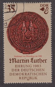 Germany DDR 2310 Martin Luther 1982