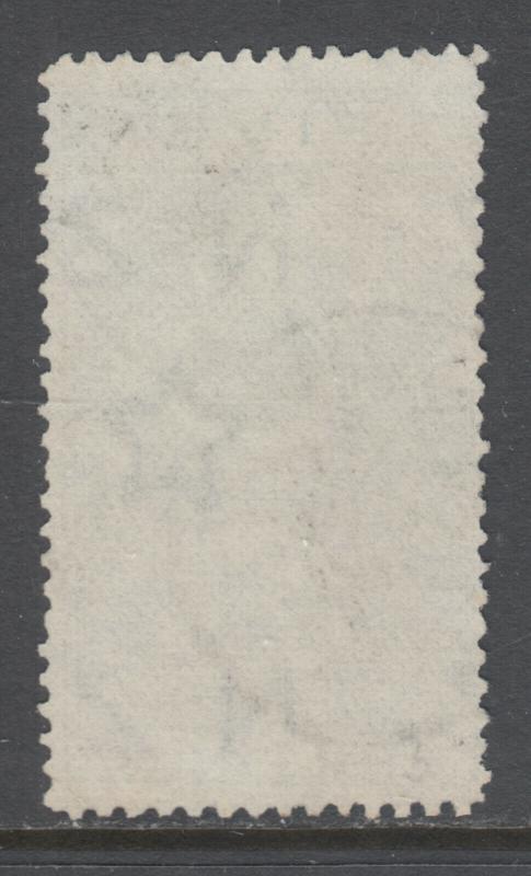 New Zealand Sc AR6, SG F49, used. 1890 5sh green QV Postal Fiscal, sound