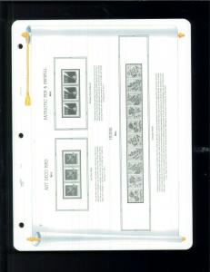 2011 White Ace U.S. Regular Issue Plate Number Stamp Supplement Pages USR-PB42