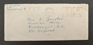 1969 Charleville PO Happy Valley India Machine Cancel Cover to Radhanpur