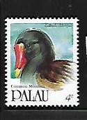 PALAU, 267, MINT HINGED, COMMON MOORHEN