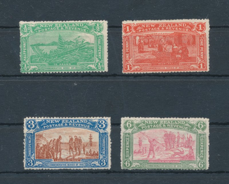 1906 NEW ZEALAND  - Stanley Gibbons n. 370/73 - Set di 4 values - MNH**