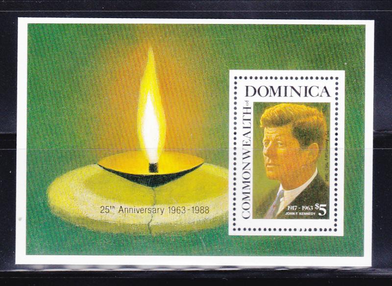 Dominica 1130 MNH John F Kennedy