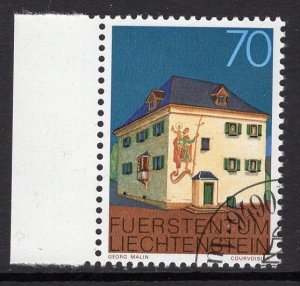 Liechtenstein   #643   cancelled  1978  buildings  70rp