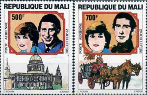 157669 MNH MALI 1981 BODA DEL PRINCIPE CARLOS Y LADY DIANA SPENCER