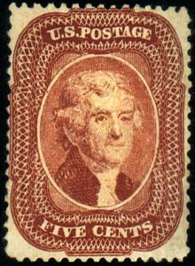 U.S. #28 USED WITH APS CERT