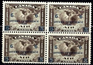 Canada C4 MNH 1932 Block of 4 (ak1859)