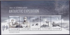 AAT -2013 New Release Centenary of Antarctic Expeditions M/S
