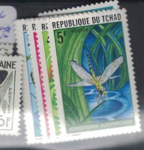 Chad Butterfly SC 568-72 MNH (3dpt)