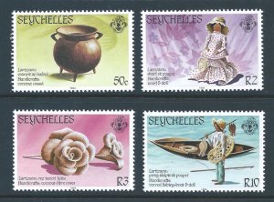 Seychelles #534-7 NH Handicrafts