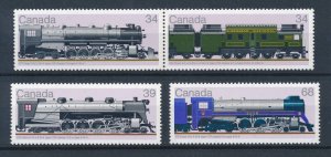 [113530] Canada 1986 Railway trains Eisenbahn  MNH