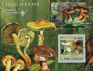 Mushrooms Stamp Lactarius Torminosus Tricholoma Portentosum S/S MNH