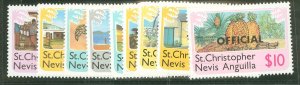 St. Kitts-Nevis #O1-9 Mint (NH) Single (Complete Set)