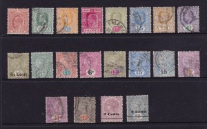 Ceylon a small mainly used lot of QV & Edwards