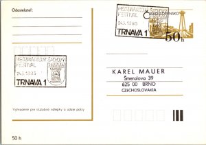 Czechoslovakia, Worldwide Government Postal Card