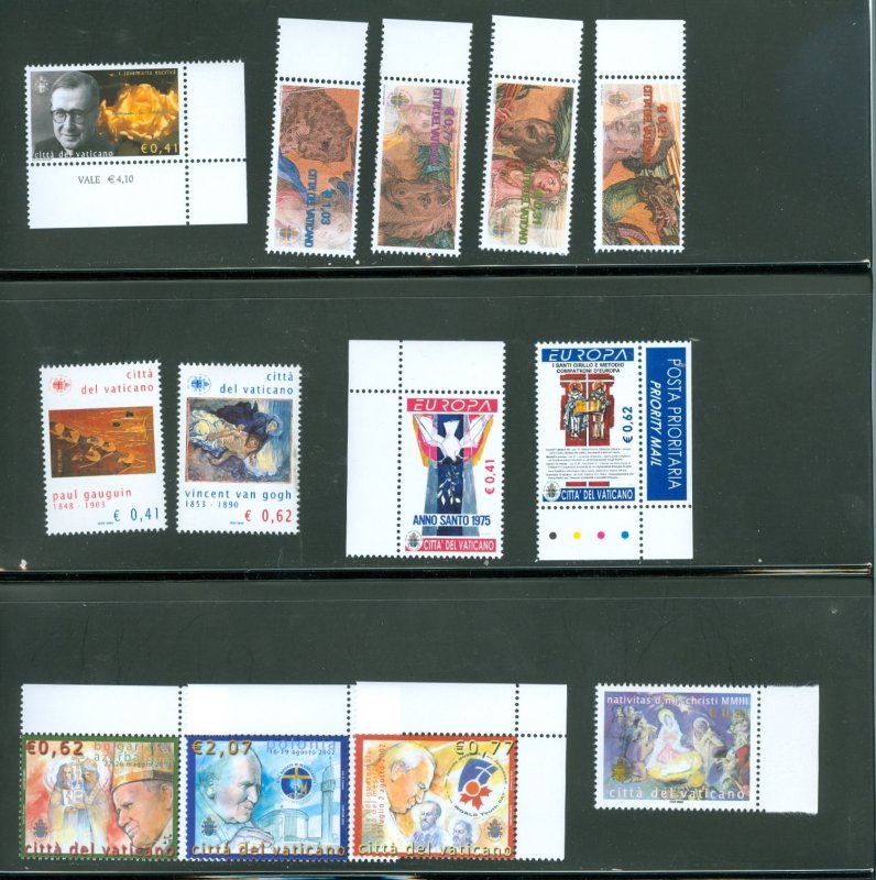 Vatican City 2003 Compete MNH Year Set