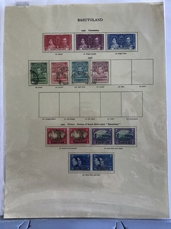 Basutoland 1937 to 1949  stamp  pages R23483