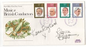 British Conductors FDC Signed K England & R Knight 'The Opera Babes' WS29732 
