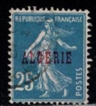 Algeria - #13 Sower Overprinted  - Used