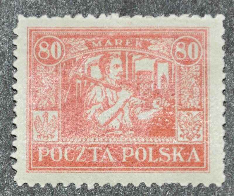 DYNAMITE Stamps: Poland Scott #187  MINT hr