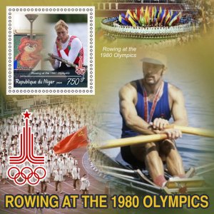 Stamps. Olympic Games. Rowing  8 sheets perforated