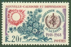 NEW CALEDONIA 367 MNH CV $4.00 BIN $2.50