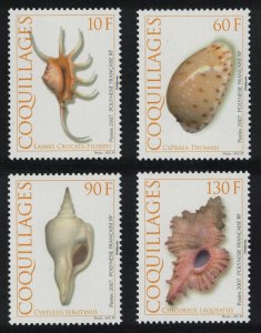 Fr. Polynesia Shells 4v 2007 MNH SG#1049-1052