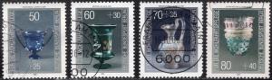 Germany (Berlin) 9NB238-241 - Used - Glassware (1986) (swcv $7.00)