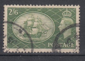 Great Britain 1951 Sc 286 2sh6 Used