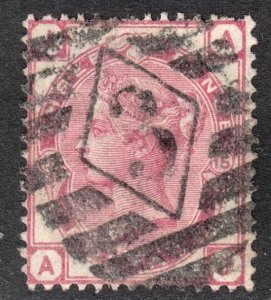 Great Britain Scott 61 plate 15  F+  used. Beautiful SON numeral cancel. FREE...