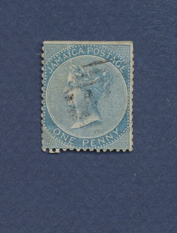 JAMAICA - Scott 1 - used - 1p blue - 1860