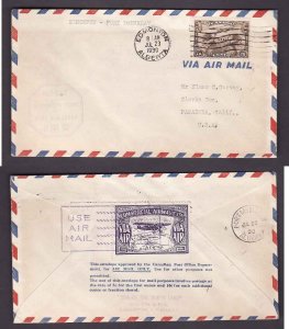 Canada-cover #CL49- #14044-5c airmail-Commercial Airways July 23 1930 first flig