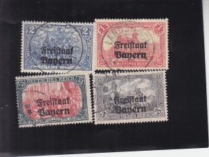 Bavaria: Sc #188-191, Used (S18160)