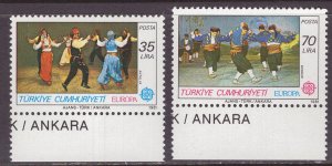 Turkey (1981) #2178-9 MNH