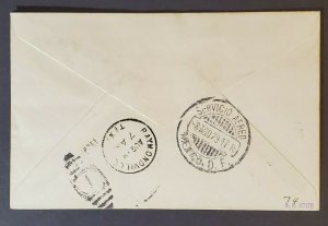 1929 Guatemala Raymondville Texas First Air Mail to United States Air Mail Cover