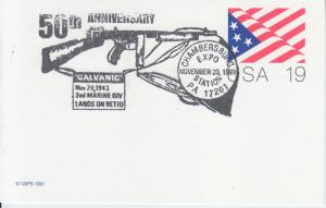 1993 50th Anniversary Marines Land on Betio WWII  Flag PC Chambersburg PA Event