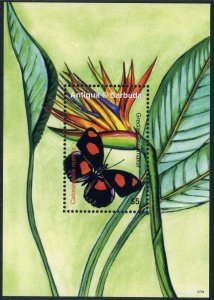 Antigua 2950 sheet, MNH. Caribbean Butterflies, 2007.