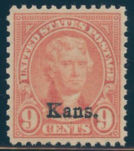 US Scott #667 Mint, XF/S, NH, PSE (Graded 95)