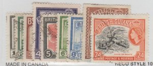 British Guiana Scott #253-261 Stamp - Mint & Used Set