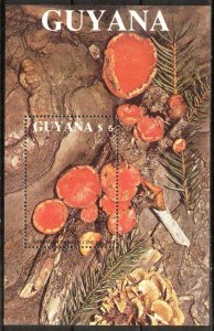 Guyana 1989 Mushrooms S/S MNH