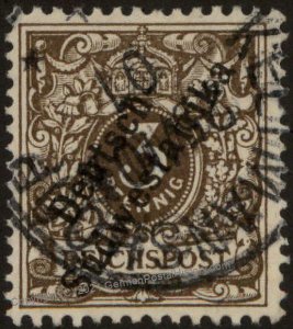 German 1898 SW Africa KEETMANSHOOP DSWA Mi5 Overprinted Deutsches Reich 104234