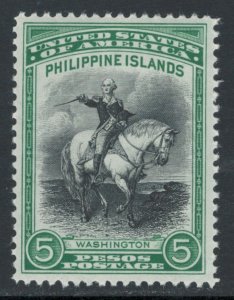 Philippines 1935 George Washington 5p Scott # 396 MH