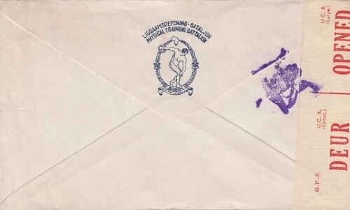 South Africa WWII Unfranked Censor Cover to Newfoundand